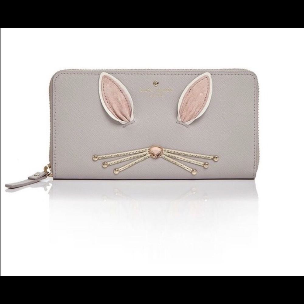 Kate Spade Rabbit Bunny Hop to It Zippy